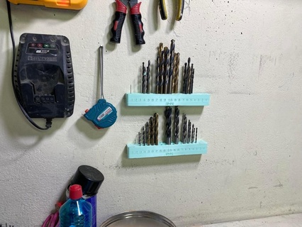 drill bit holder Workshop & Tools 3d print model - Mito3D