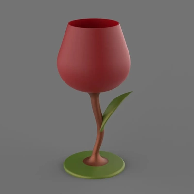 trinken glas 3d modelle download realität wolke 3d print model - Mito3D