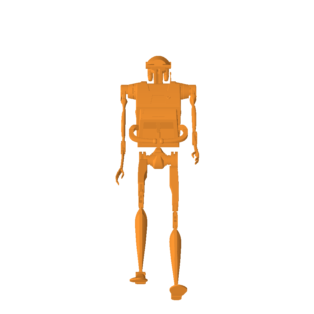 droid Robots 3D print model - Mito3D