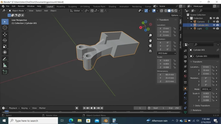 uçan göz gp dağ 3d modeller indir creality bulut 3d print model - Mito3D