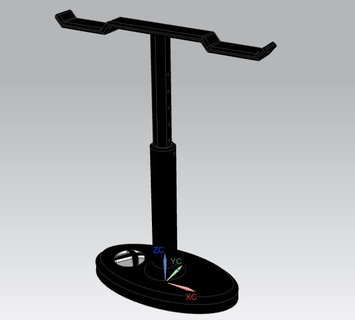 dual cuffia In piedi Accessori 3d print model - Mito3D