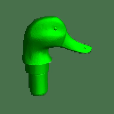 canard topper parapluie 3d modèles télécharger créalité nuage 3d print model - Mito3D