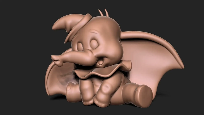 dumbo 3d modelos descargar crealidad nube 3d print model - Mito3D