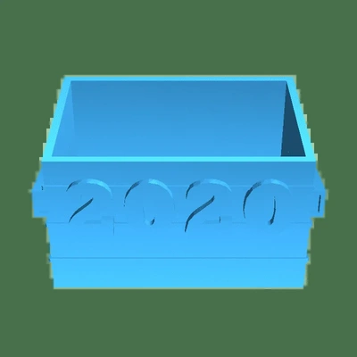 dumpster fire - 3d models download creality cloud 3d print model - Mito3D