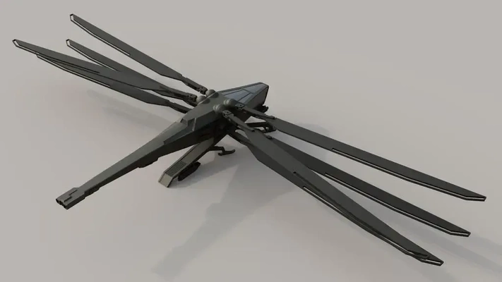 düne ornithopter 3d modelle download realität wolke 3d print model - Mito3D