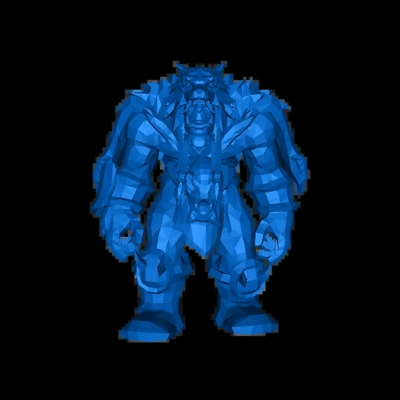 durotan 3d modelle download realität wolke 3d print model - Mito3D