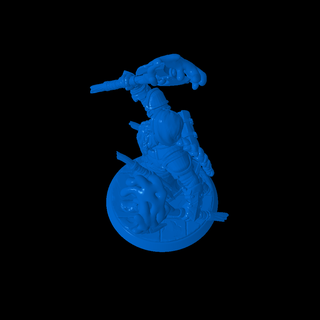 dwarf cleric fighter Characters 3d print model - Mito3D