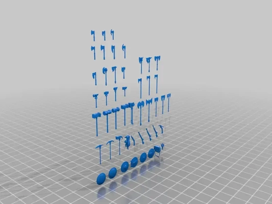 nain arme atouts aos 3d modèles télécharger créalité nuage 3d print model - Mito3D