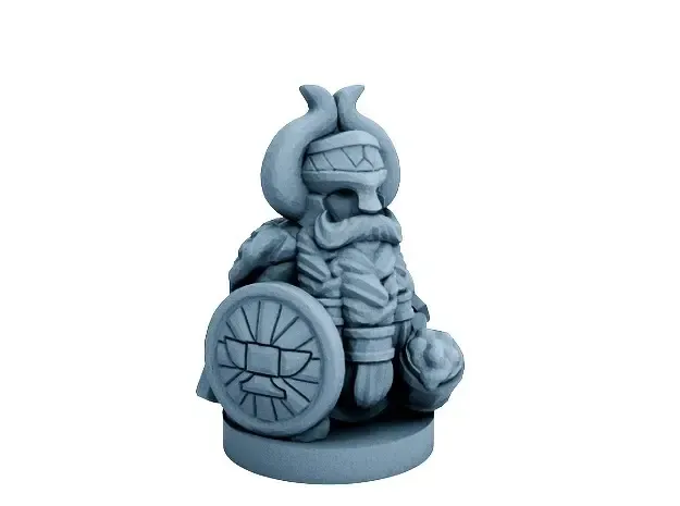 dwarfclan noble 18mm scale 3d models download creality cloud 3D print model - Mito3D