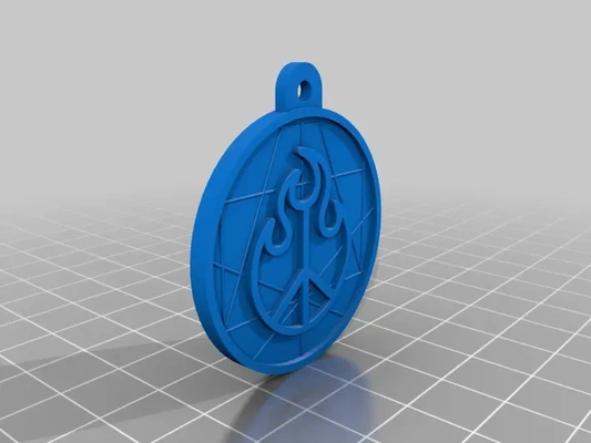 dylan burns logo 3d llavero modelos descargar crealidad nube 3d print model - Mito3D