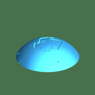 tierra planeta lámpara 3d print model - Mito3D