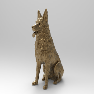 east european allemand berger chien remix défi 3d print model - Mito3D