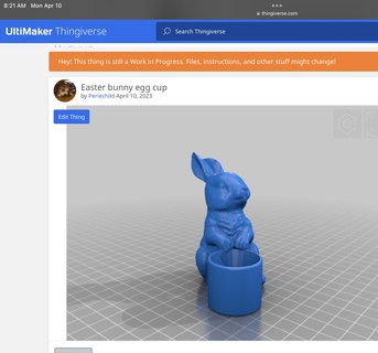 easter egg cup Household 3d print model - Mito3D