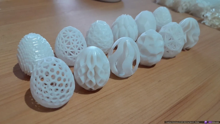 paskalya yumurtalar 3d modeller indir creality bulut 3d print model - Mito3D