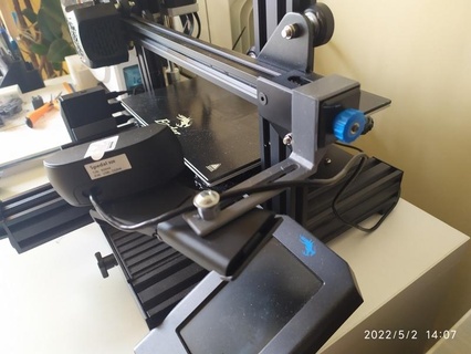 fácil impresión cámara apoyo ender 3 v2 eje 3d print model - Mito3D