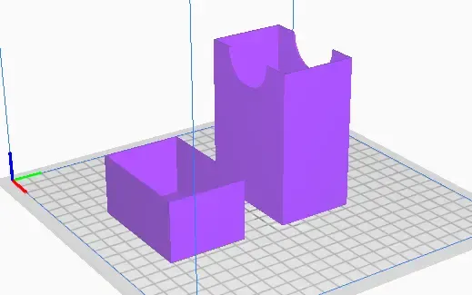 facile impression plate forme boîte 3d modèles télécharger créalité nuage 3D print model - Mito3D