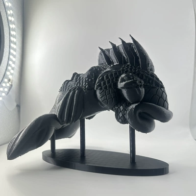 mangé poisson 3d modèles télécharger créalité nuage 3d print model - Mito3D