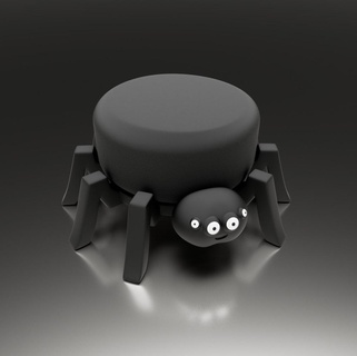 echo dot spider stand Accessories 3d print model - Mito3D