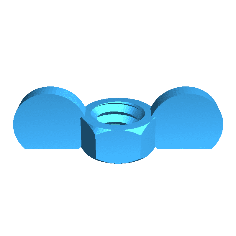 ecrou 3D print model - Mito3D