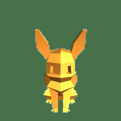 eevee 3d modelos baixar crialidade nuvem 3d print model - Mito3D