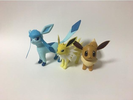 eevee evrimler pokemon 3d modeller indir creality bulut karakterler 3d print model - Mito3D