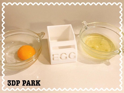 egg separator Home Decor 3d print model - Mito3D