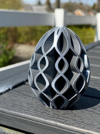 yumurta dalgalı karmaşık 3d modeller indir creality bulut 3d print model - Mito3D