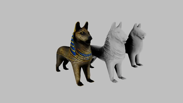 mısırlı doge tanrı heykel 3d modeller indir creality bulut 3d print model - Mito3D