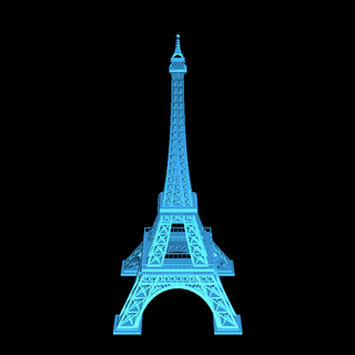 Eiffel Turm 3d print model - Mito3D