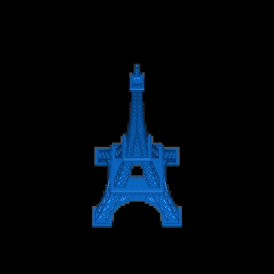 eiffel torre 3d modelos descargar crealidad nube 3d print model - Mito3D