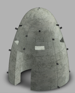 ein mann bunker ww2 1 scala Gliwice storico edifici 3d print model - Mito3D