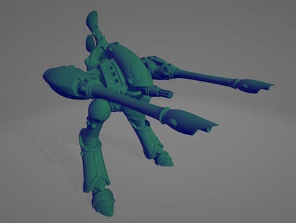 eldar batedor destruidor titã armadura 40k martelo guerra robôs 3d print model - Mito3D