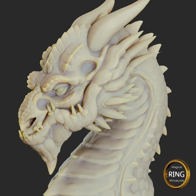 velho dragão fracasso 3d modelos baixar crialidade nuvem 3d print model - Mito3D