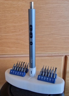 electric screwdriver charging base bit holder Machinery & Equipment 3d print model - Mito3D
