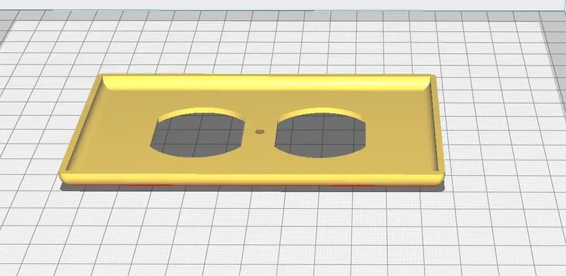 eléctrico toma corriente cubierta carcasa funda us 3d modelos descargar crealidad nube 3d print model - Mito3D