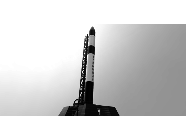 electrón cohete modular conectando naves espaciales 3D print model - Mito3D