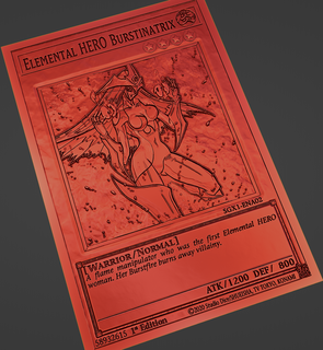 elemental hero burstinatrix - yugioh Toys & Games 3d print model - Mito3D