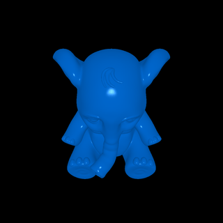 elefante animales 3d print model - Mito3D