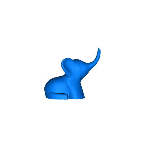 elefante 3d modelos descargar crealidad nube 3D print model - Mito3D