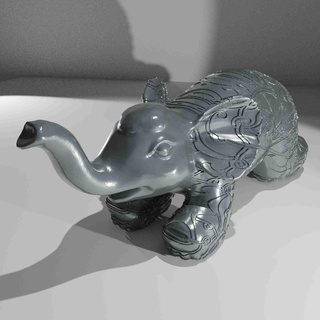 elefante motivo 3d Modelli Scarica creality nube mammifero 3d print model - Mito3D