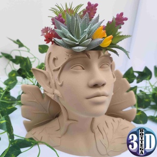 elfe plante pot Accueil maison décor 3d print model - Mito3D