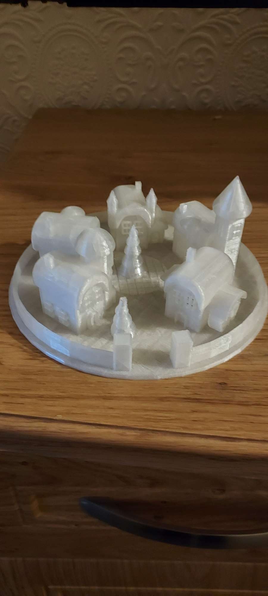 elfe village Accueil maison décor 3D print model - Mito3D