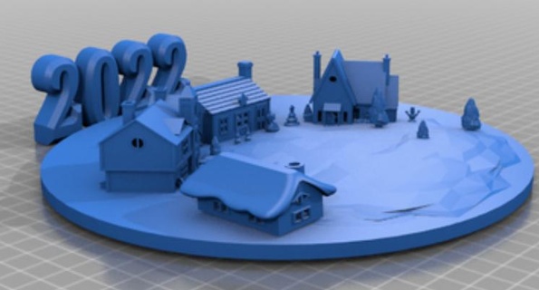 elf village Architecture & Landscape 3d print model - Mito3D