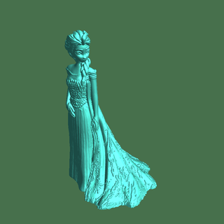 Elsa congeladas 1stk mulheres 3d print model - Mito3D