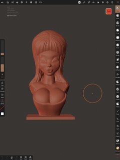 Elvira Skulpturen kulturell Relikte 3d print model - Mito3D