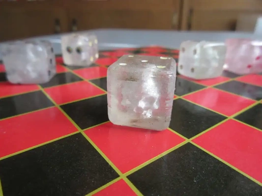 embedded skull dice transparent 3d printing models download creality cloud 3d print model - Mito3D