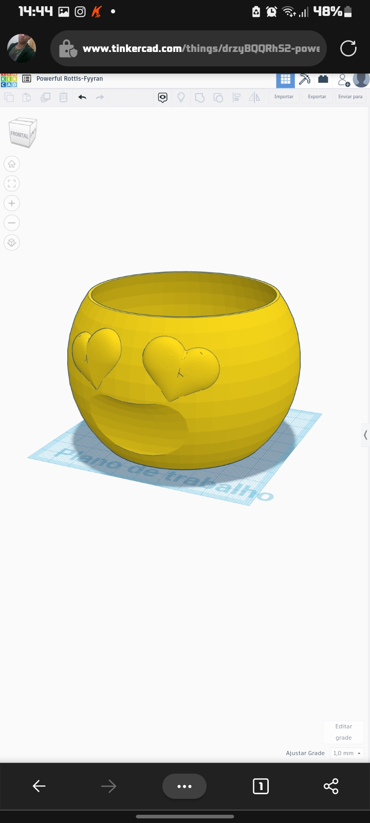 emoji amar 3d modelos baixar crialidade nuvem 3D print model - Mito3D