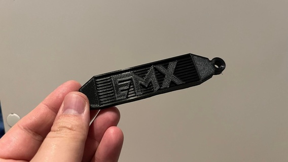 emx intercooler keychain Vehicle Parts 3d print model - Mito3D