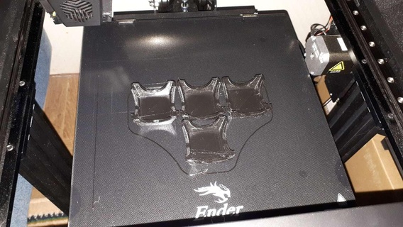ender-7 printer feet stand Machinery & Equipment 3d print model - Mito3D