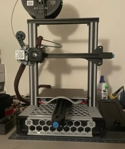 ender3 v2 trident base 3d modèles télécharger créalité nuage 3d print model - Mito3D